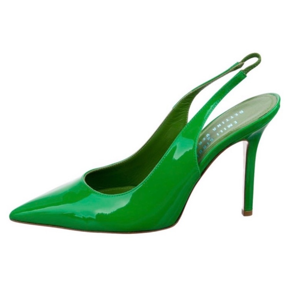 Emili x Bettina Vermillion Rosie Slingback Pumps